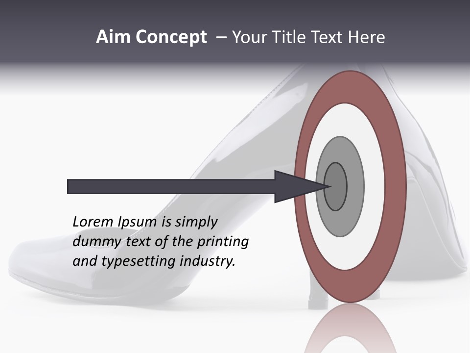 High Leather Isolated PowerPoint Template