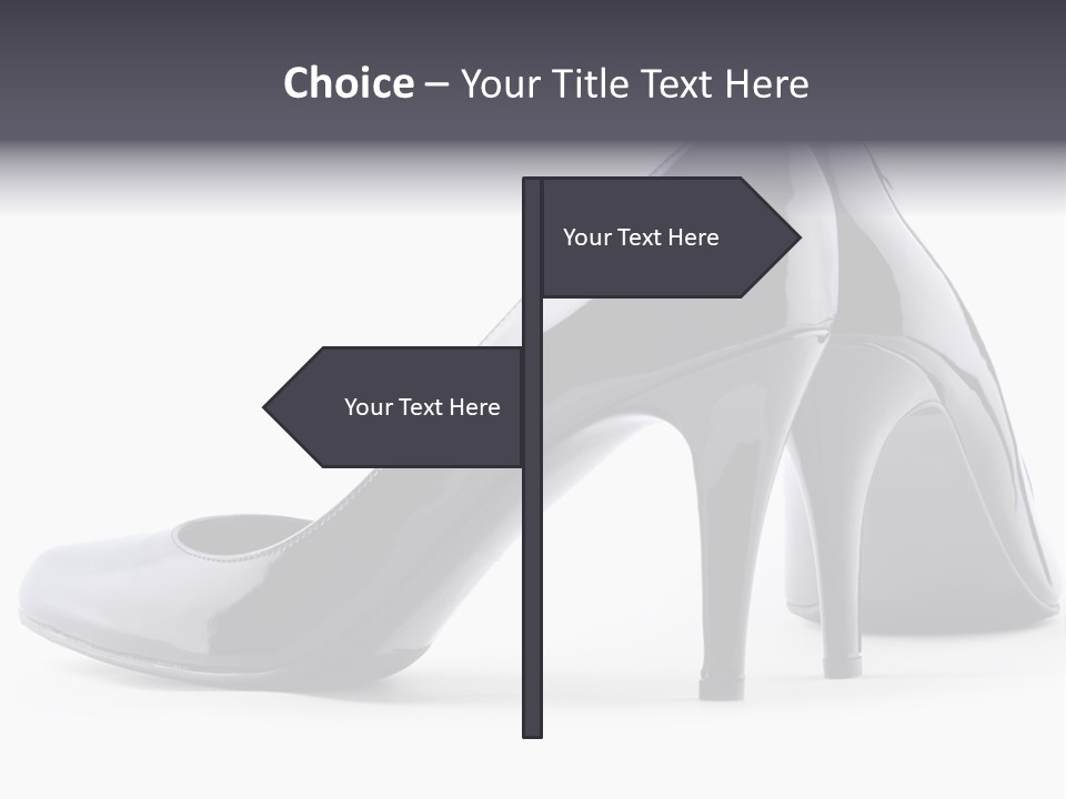 High Leather Isolated PowerPoint Template