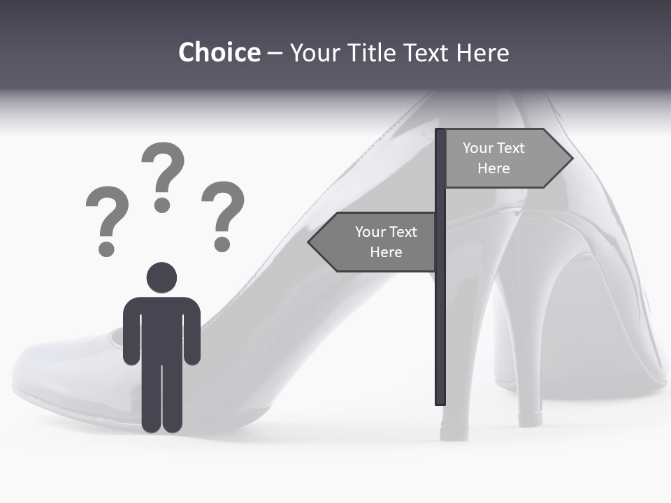 High Leather Isolated PowerPoint Template