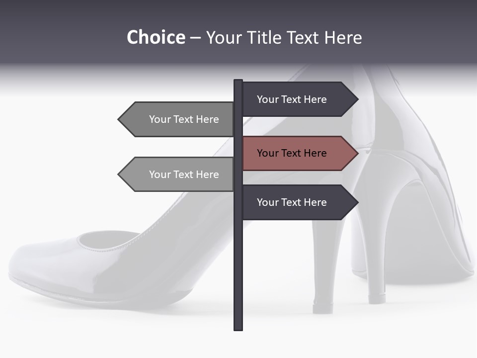 High Leather Isolated PowerPoint Template