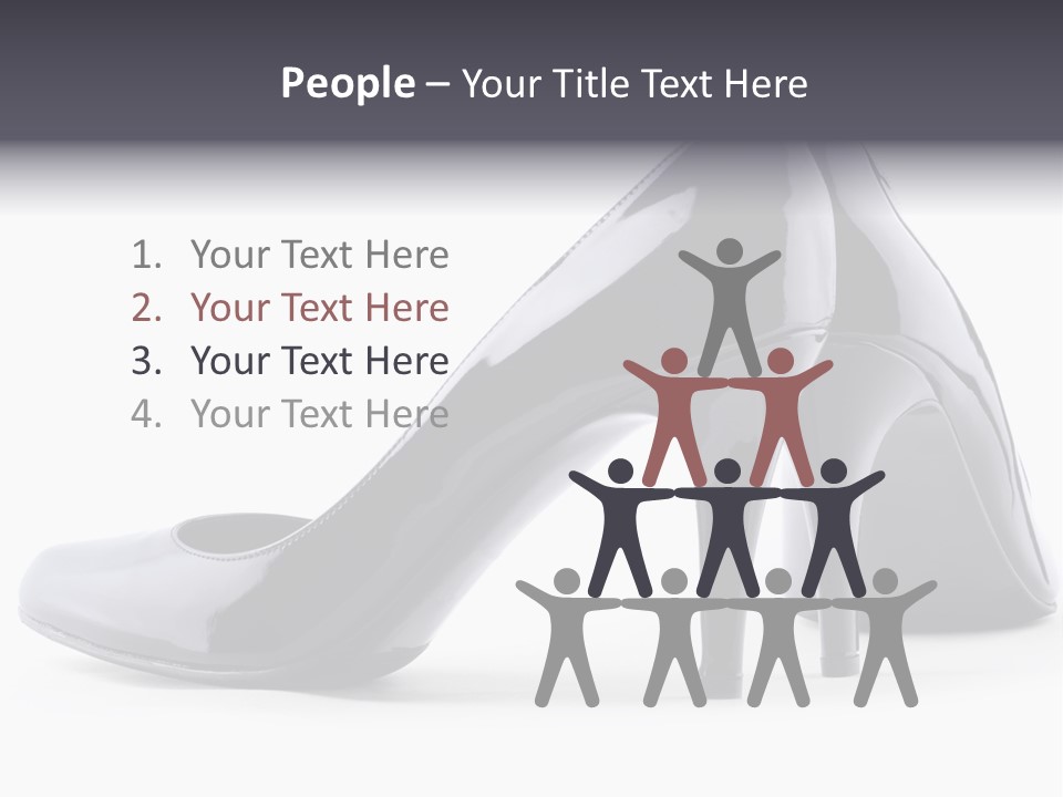 High Leather Isolated PowerPoint Template