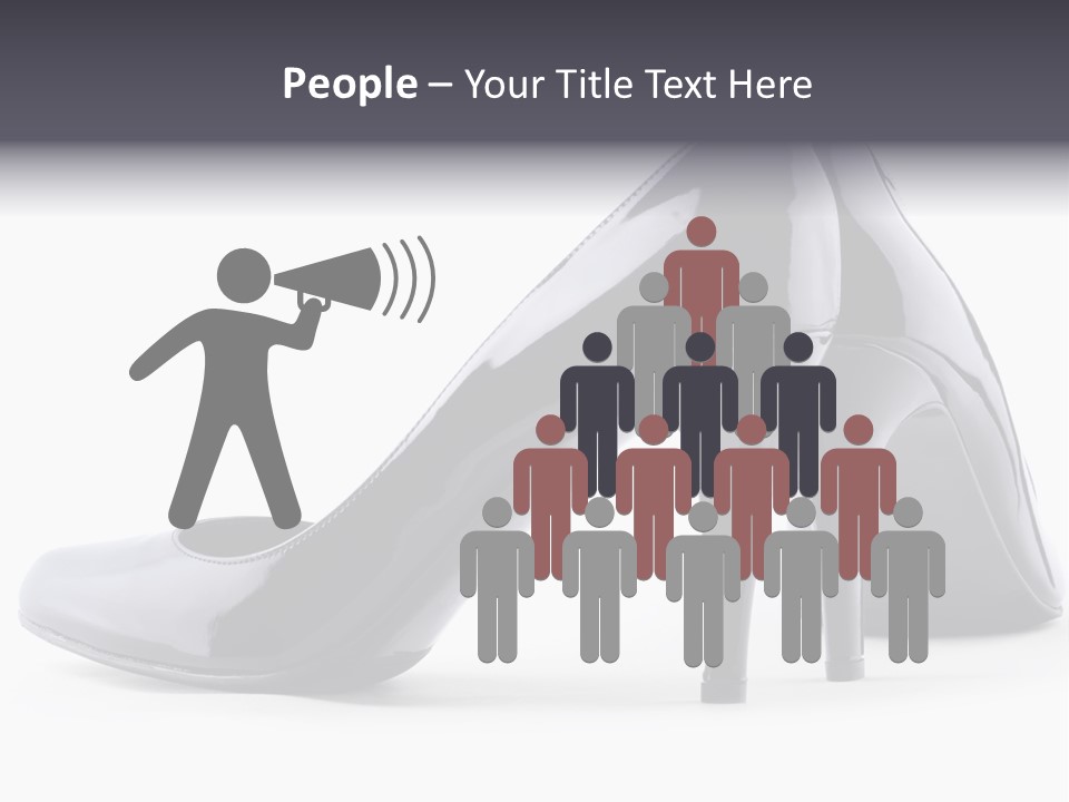 High Leather Isolated PowerPoint Template