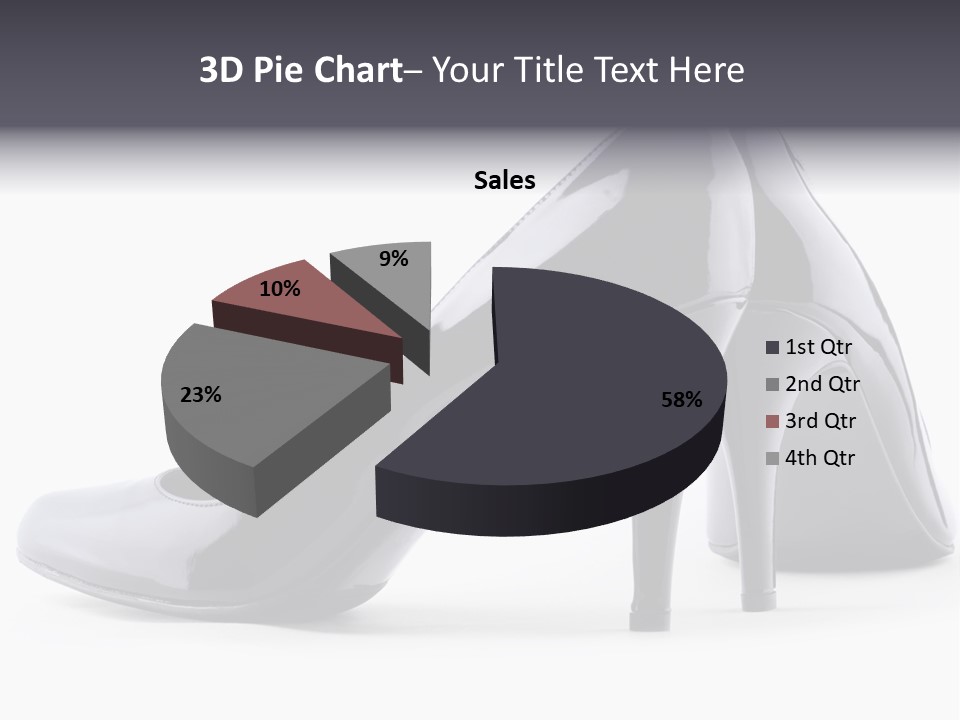 High Leather Isolated PowerPoint Template