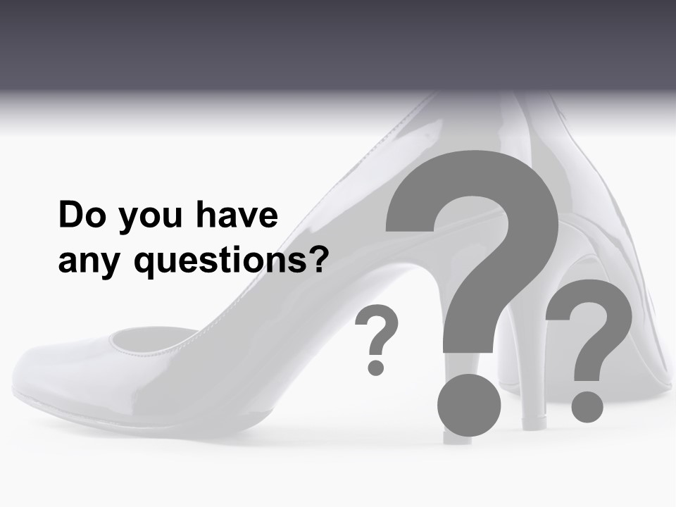 High Leather Isolated PowerPoint Template