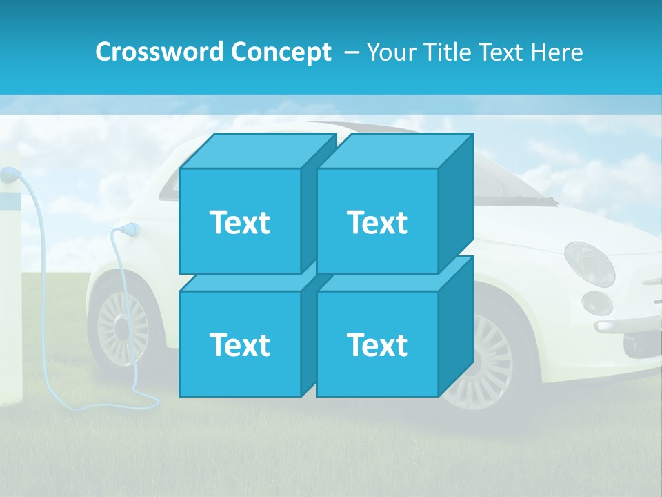 Clean Battery Alternative PowerPoint Template