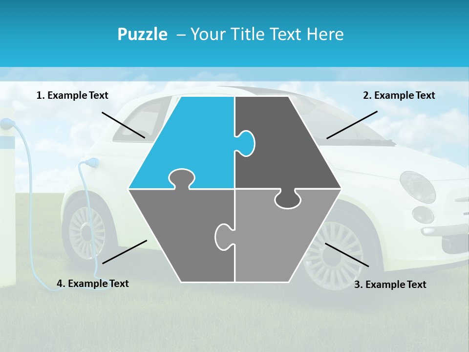 Clean Battery Alternative PowerPoint Template