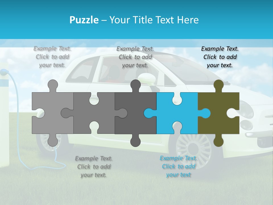 Clean Battery Alternative PowerPoint Template
