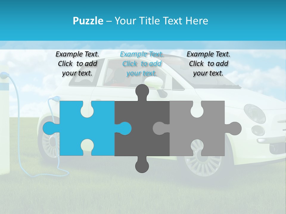 Clean Battery Alternative PowerPoint Template