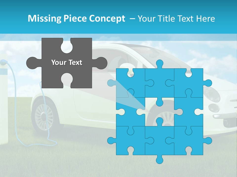 Clean Battery Alternative PowerPoint Template