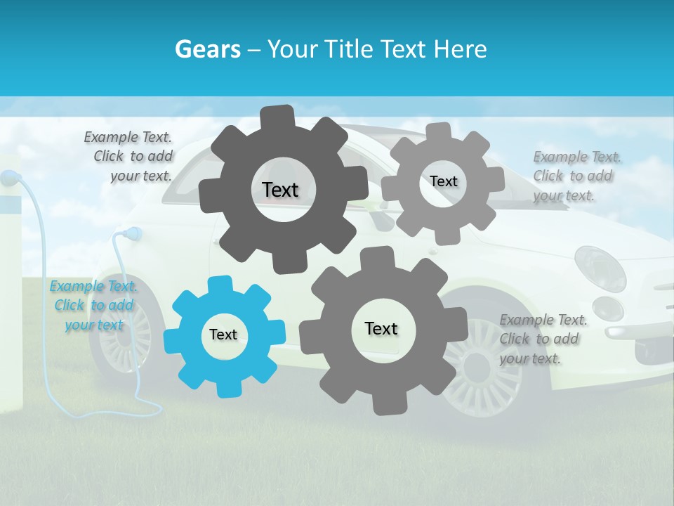 Clean Battery Alternative PowerPoint Template