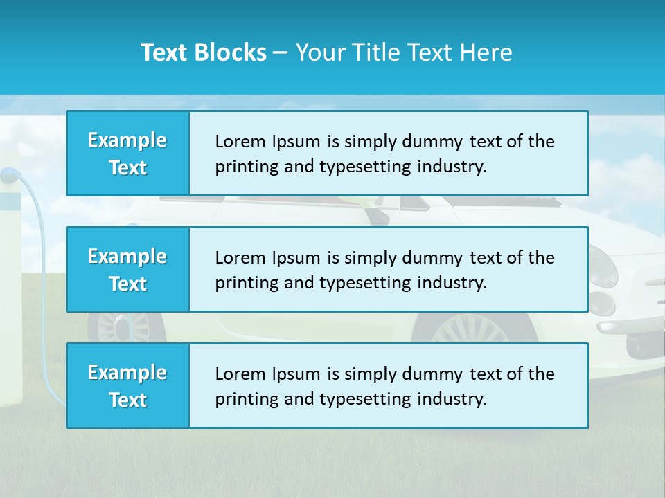 Clean Battery Alternative PowerPoint Template