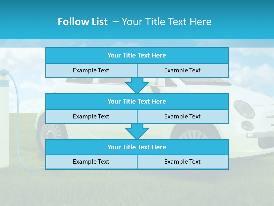 Clean Battery Alternative PowerPoint Template