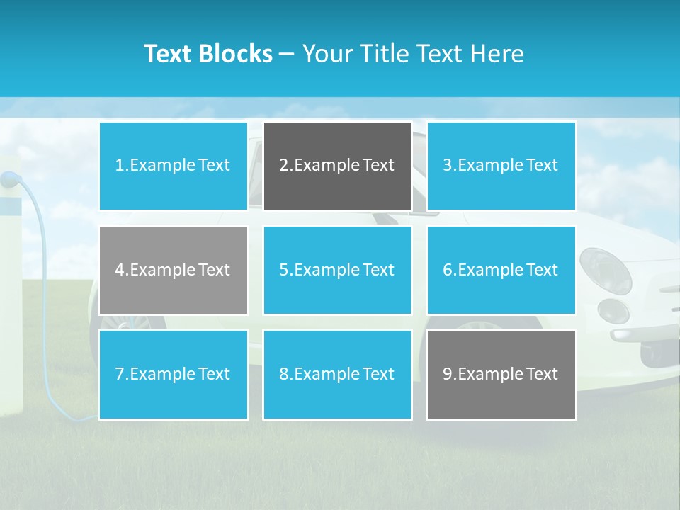 Clean Battery Alternative PowerPoint Template