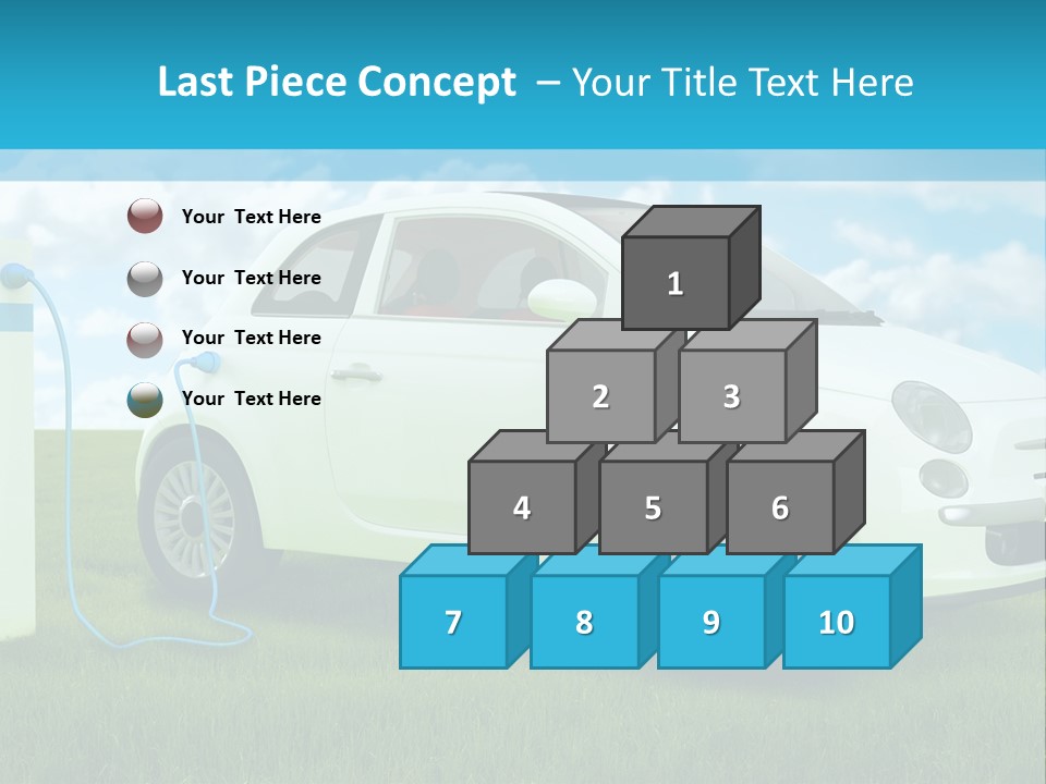 Clean Battery Alternative PowerPoint Template