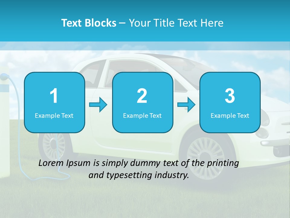 Clean Battery Alternative PowerPoint Template