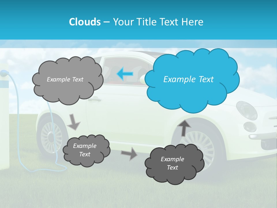 Clean Battery Alternative PowerPoint Template