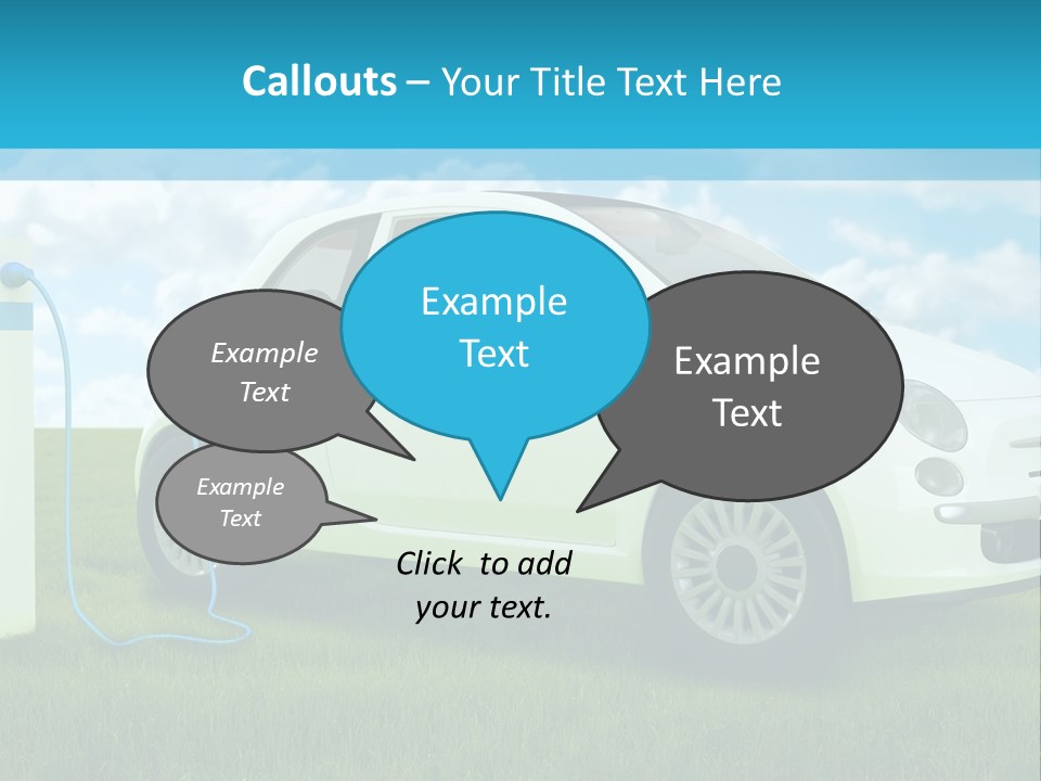 Clean Battery Alternative PowerPoint Template