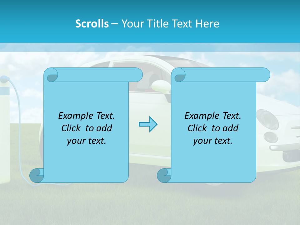 Clean Battery Alternative PowerPoint Template