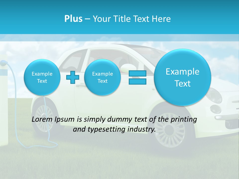 Clean Battery Alternative PowerPoint Template