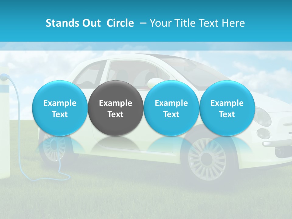 Clean Battery Alternative PowerPoint Template