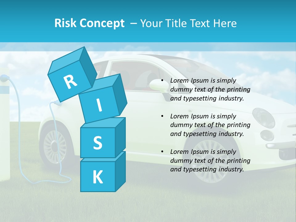 Clean Battery Alternative PowerPoint Template