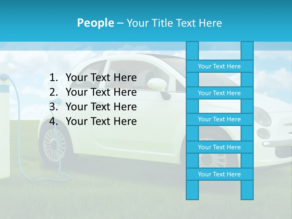 Clean Battery Alternative PowerPoint Template