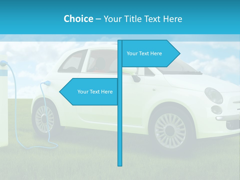 Clean Battery Alternative PowerPoint Template