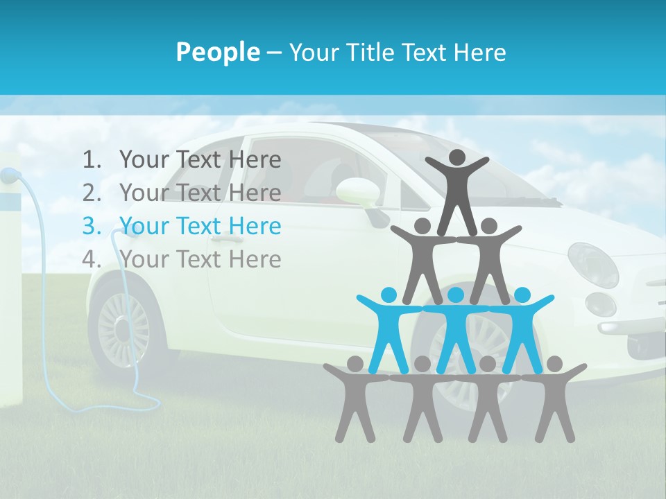 Clean Battery Alternative PowerPoint Template
