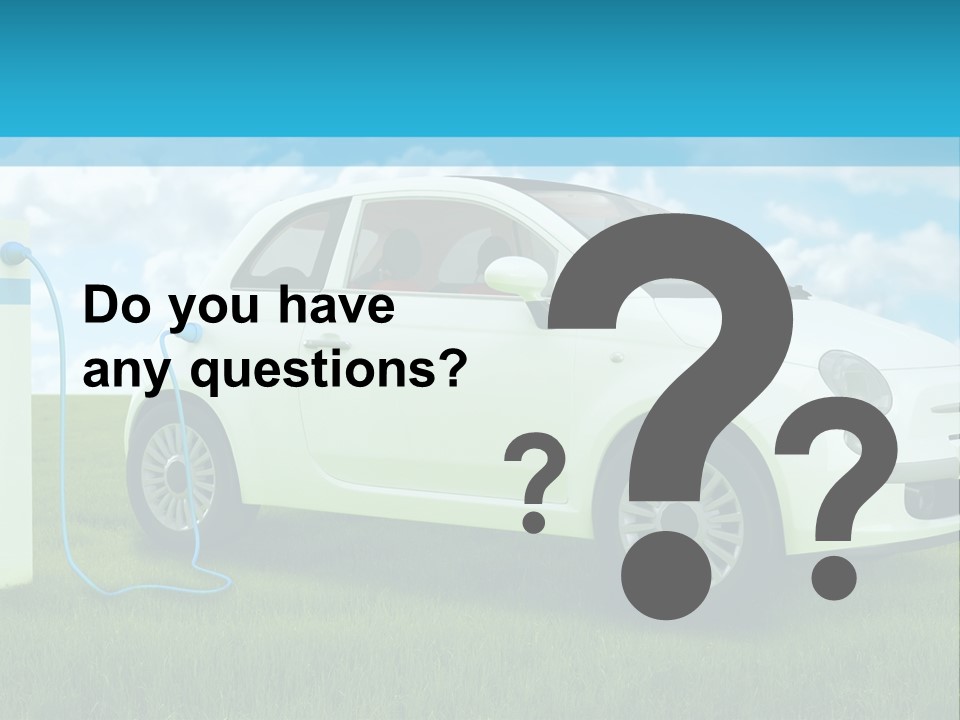 Clean Battery Alternative PowerPoint Template