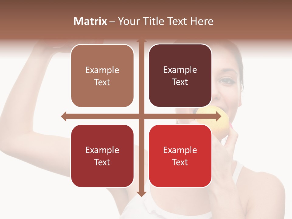 Training Eating Young PowerPoint Template