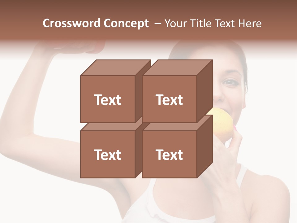 Training Eating Young PowerPoint Template