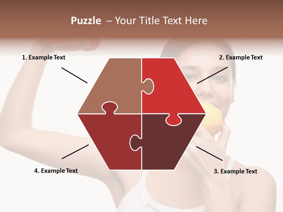 Training Eating Young PowerPoint Template