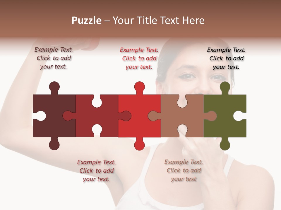 Training Eating Young PowerPoint Template