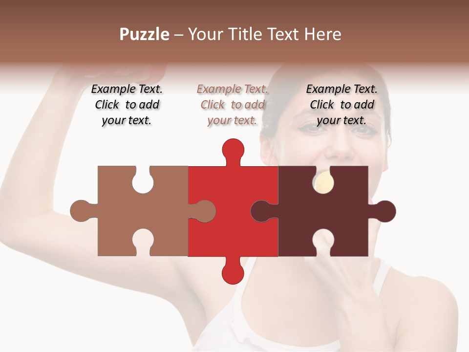 Training Eating Young PowerPoint Template