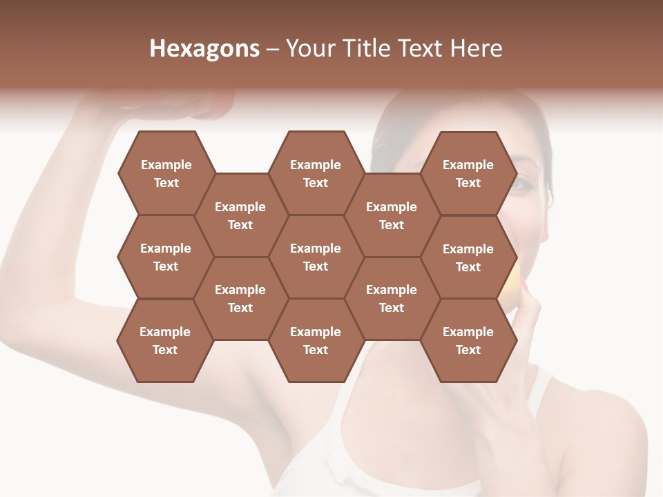 Training Eating Young PowerPoint Template