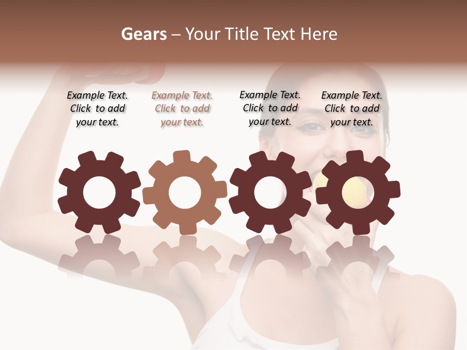 Training Eating Young PowerPoint Template