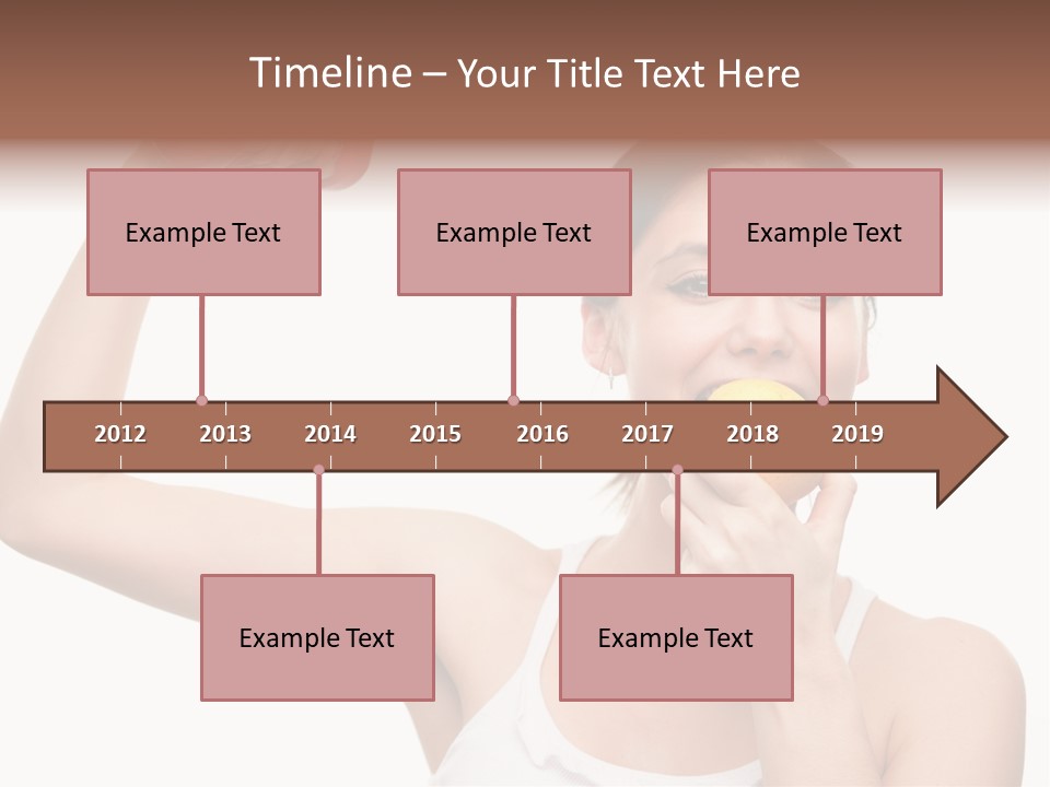 Training Eating Young PowerPoint Template
