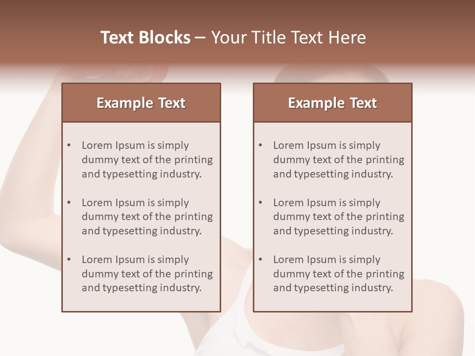 Training Eating Young PowerPoint Template