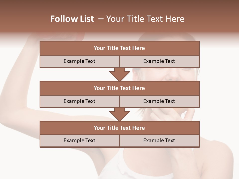 Training Eating Young PowerPoint Template