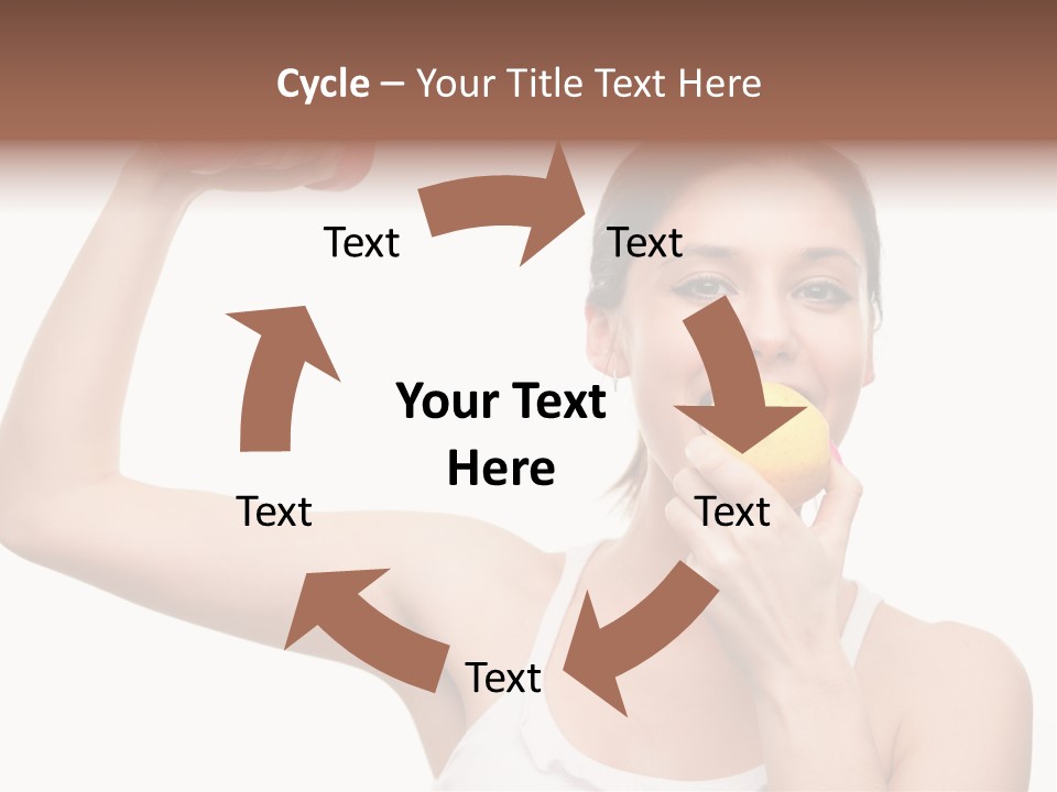 Training Eating Young PowerPoint Template