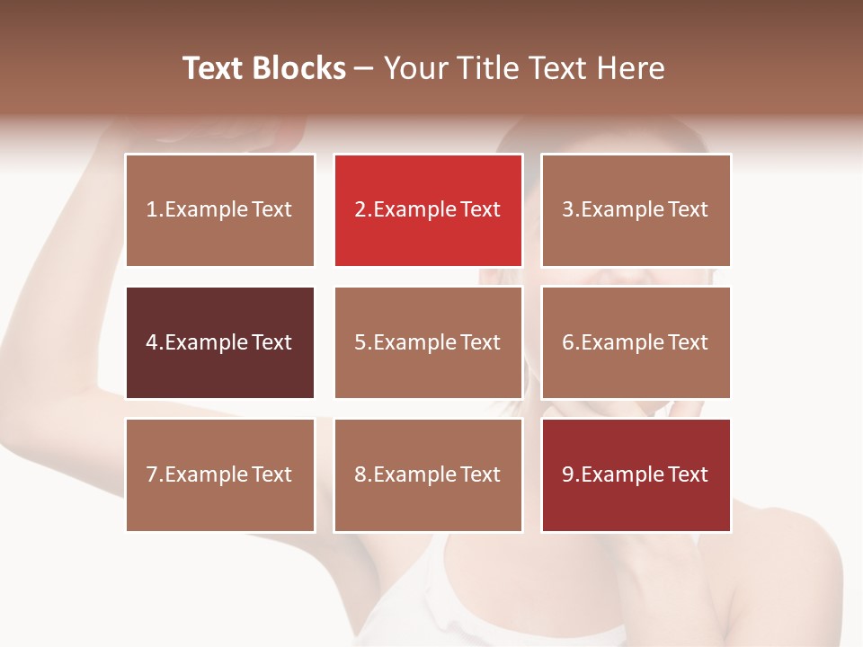 Training Eating Young PowerPoint Template