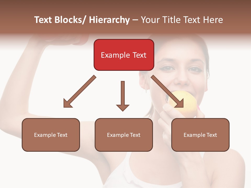 Training Eating Young PowerPoint Template