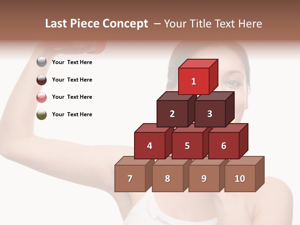 Training Eating Young PowerPoint Template