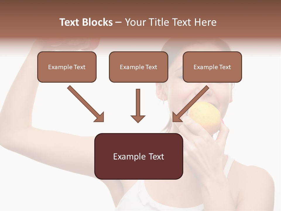 Training Eating Young PowerPoint Template