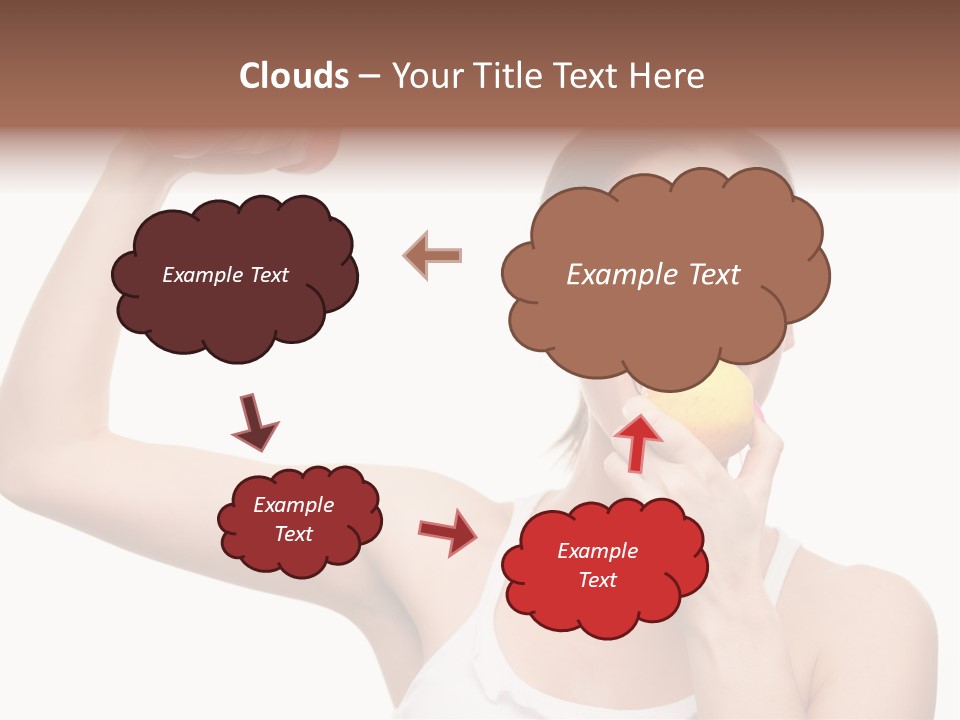 Training Eating Young PowerPoint Template