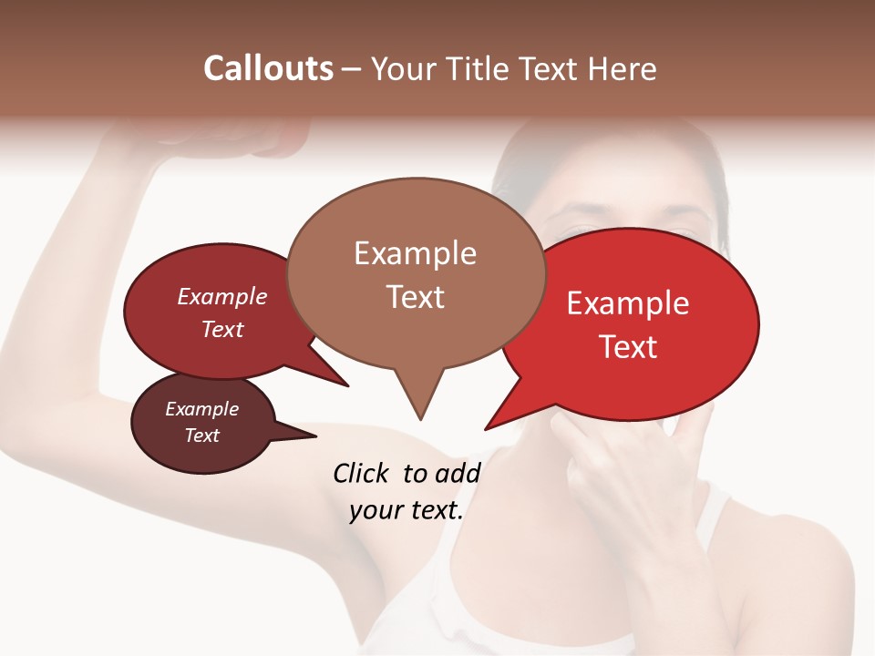 Training Eating Young PowerPoint Template