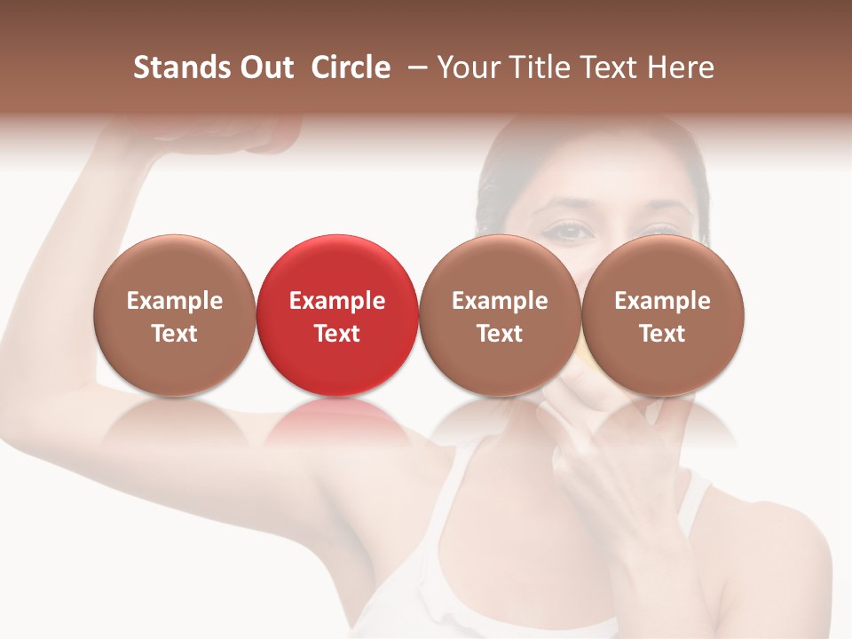 Training Eating Young PowerPoint Template