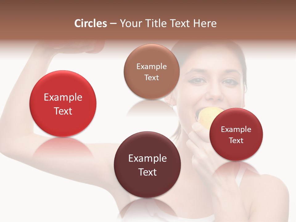 Training Eating Young PowerPoint Template