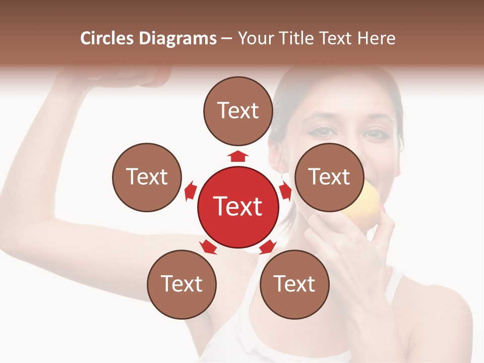 Training Eating Young PowerPoint Template