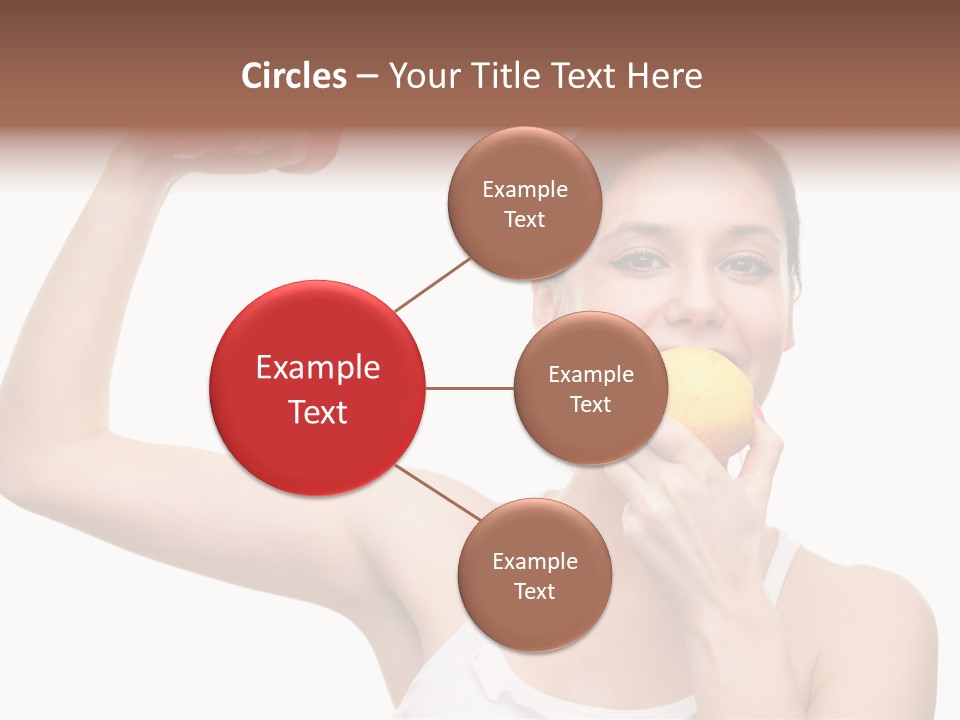 Training Eating Young PowerPoint Template